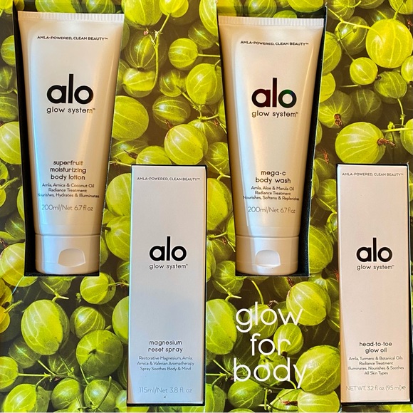 NWT, NIB ALO Glow System 7 Piece Full Size Set - Picture 5 of 6
